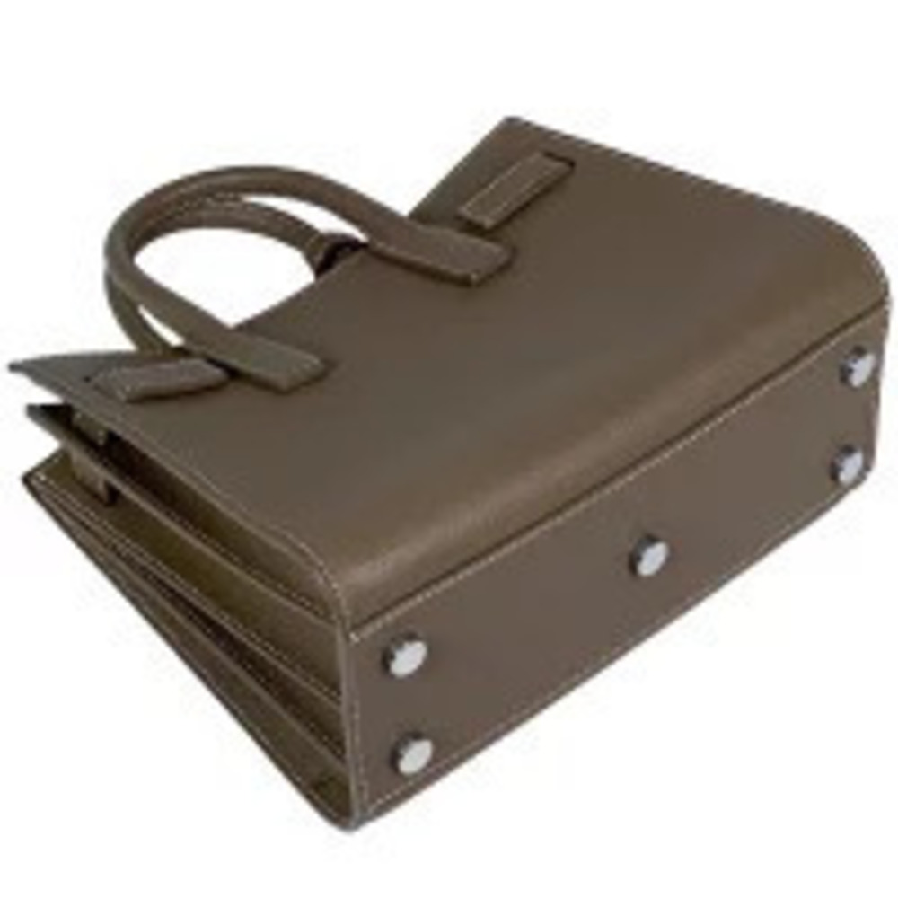 Saint Laurent Jour Sac Brown Shoulder Leather 2way de Bag Brown